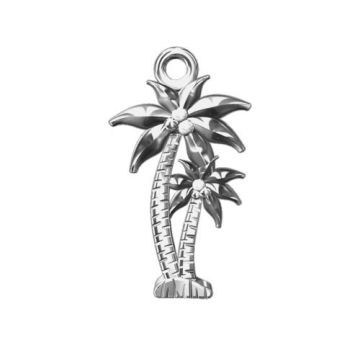 Charm Palm Trees Silver 925 S-CHARM 233