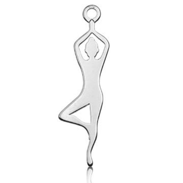 Charm Yoga 'Tree' Silver 925 BL 380 - 0,4 mm