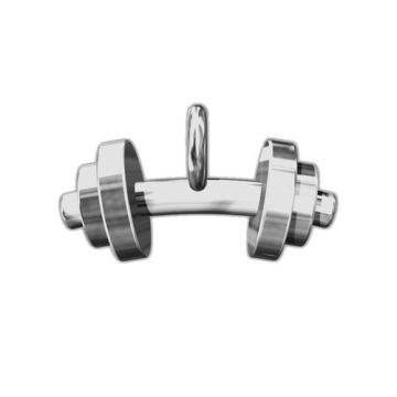 Charm Dumbbell Silver 925 S-CHARM 205