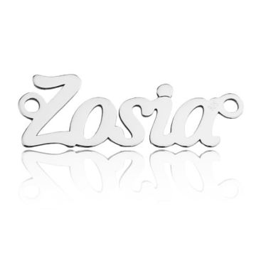 Zawieszka / Łącznik Imię Zosia, srebro 925 BL ZOSIA - 0,4 mm