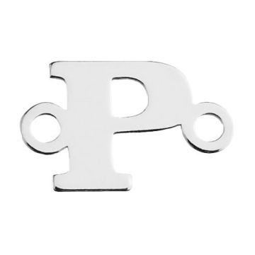 Connector Letter P Silver 925 CMBL P - 0,4 mm