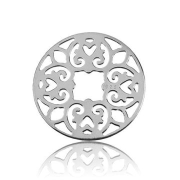 Charm big Rosette Silver 925 BL 231 - 0,4 mm