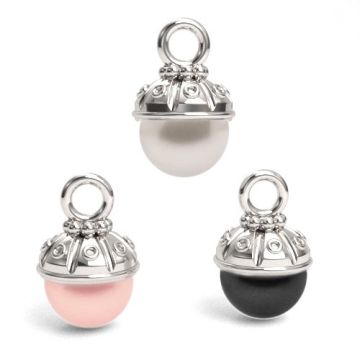 Charm with Preciosa Pearl Silver 925 S-CHARM 336