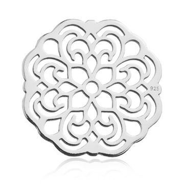 Charm/Connector Rosette Silver 925 BL 594 - 0,8 mm