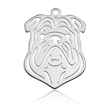 Charm Dog - British Bulldog Silver 925 BL 475 - 0,4 mm