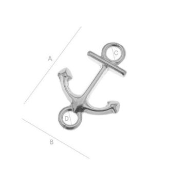 Charm ANCHOR Silver 925 S-CHARM 110