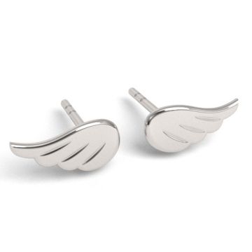 Earrings, decorative Wings earstuds, silver 925 SZ 343