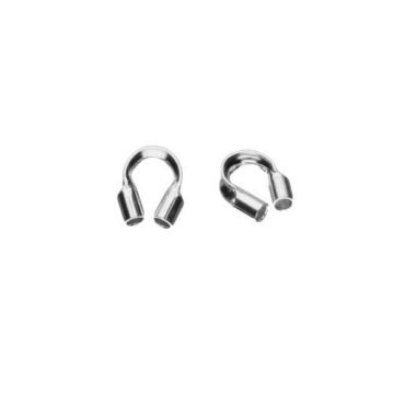 End Cap for cords 1,0 mm Sterling Silver 925