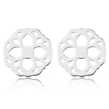 Earrings / earstuds Rosettes Silver 925 SZ 160