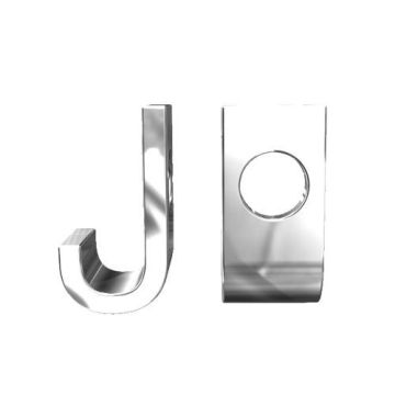 Charm Letter J Silver 925 ALF J