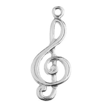 Charm NOTE Silver 925 H 8