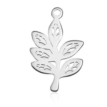 Charm Leaf open-work Silver 925 BL 507 - 0,4 mm