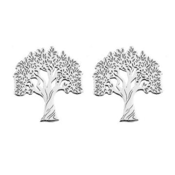 Earrings/earstuds Tree, Silver 925 SZ 808