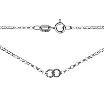 Baza do naszyjnika diamentowana, srebro próba 925 S-CHAIN 6 D - 40 CM Baza do naszyjnika diamentowana, srebro próba 925 S-CHAIN 6 D - 40 CM