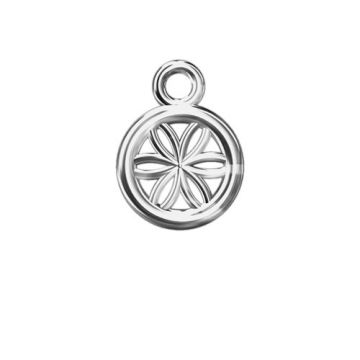 Charm Small Rosette Silver 925 S-CHARM 251