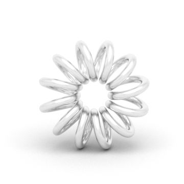 Decorative Pendant - daisy flower, 925 silver D09