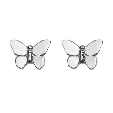 Earrings, earstuds Butterflies Silver 925, SZ 62