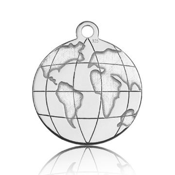 Charm Globe Silver 925 BL 363 - 0,8 mm