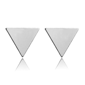 Earstuds, Earrings Triangles Silver 925, SZ 38