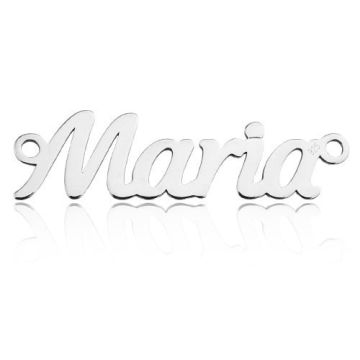 Zawieszka / Łącznik Imię Maria, srebro 925 BL MARIA - 0,4 mm