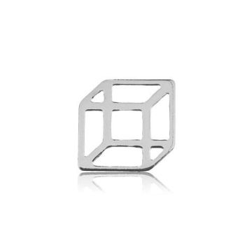 Charm CUBE Silver 925 BL 133 - 0,4 mm