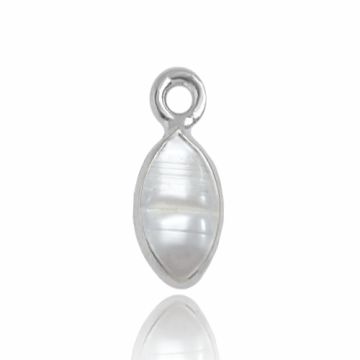 Pendant with natural stone - natural pearl, 925 silver KNM-PEARL