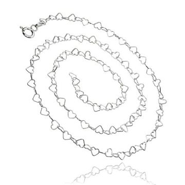 Bracelet Hearts Silver 925, 18 CM