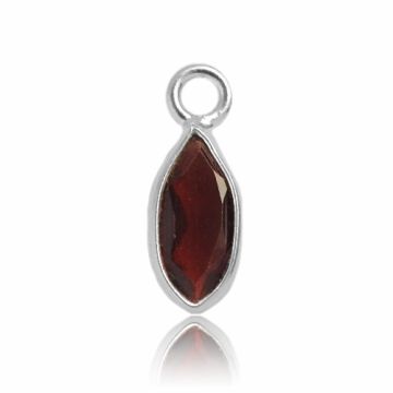 Pendant with natural stone - garnet, 925 silver KNM-GARNET