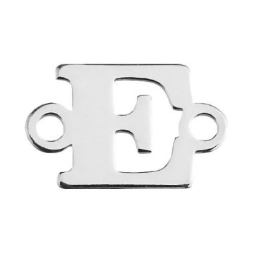 Connector Letter E Silver 925 CMBL E - 0,4 mm