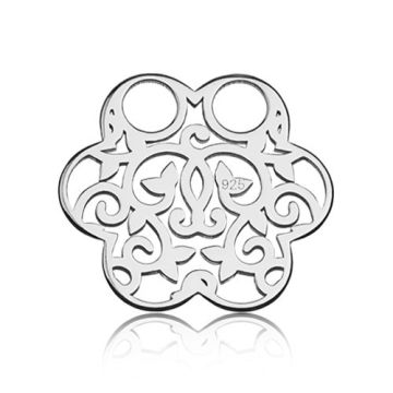 Charm Celebrities Open-Work Flower Silver 925 BL 336 - 0,4 mm