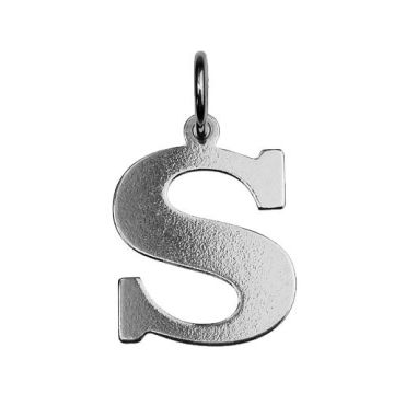 Charm LETTER 'S' Silver 925 BL S - 0,4 mm