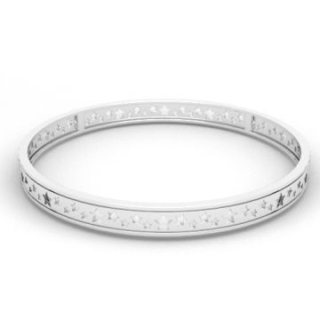 Decorative bracelet - rotating with stars, Silver 925 R19