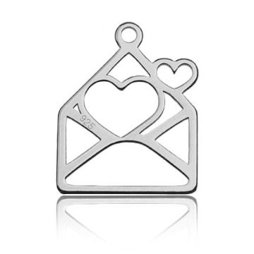 Charm Envelope Silver 925 BL 407 - 0,4 mm