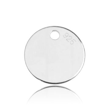 Charm engravable Circle Silver 925 BL 310 - 0,4 mm