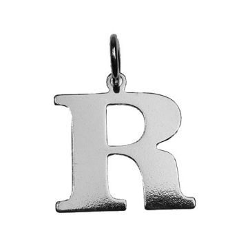 Charm LETTER 'R' Silver 925 BL R - 0,4 mm