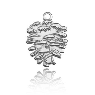 Charm Cone engraved Silver 925 BL 459 - 0,4 mm