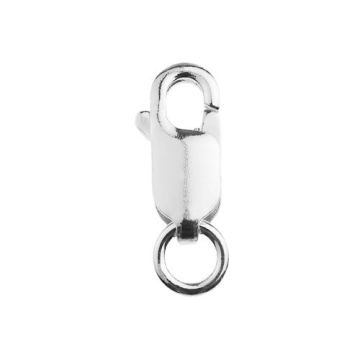 Clasp, lobster claw Silver 925 CHR 11,0 SET