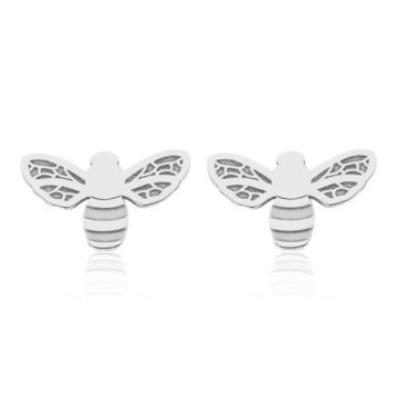 Decorative Bee Earstuds, silver 925 SZ 153