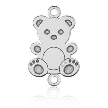 Connector Teddy Bear Silver 925 BL 537 - 0,4 mm