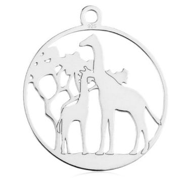 Charm Giraffes Silver 925 BL 765 - 0,8 mm