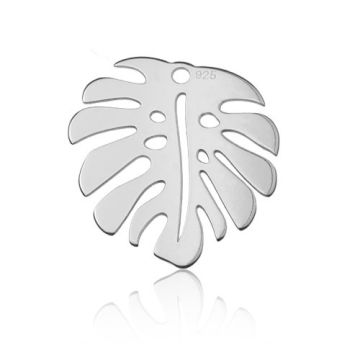 Charm Monstera Leaf Silver 925 BL 556 - 0,8 mm