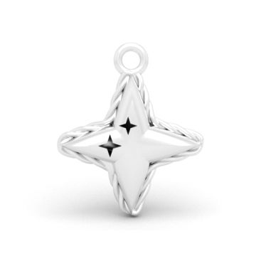 Decorative pendant - Star, Silver 925 P23