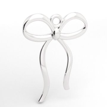 Bow-shaped pendant, Sterling Silver 925 S-CHARM 842